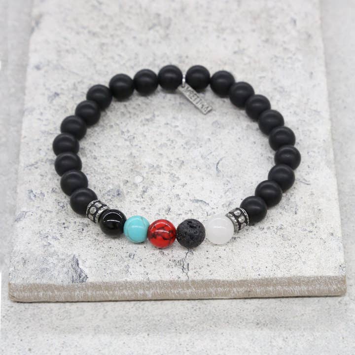 Pulsera de invierno Malibu en buey de plata para venta al por mayor de Mr. Ettika