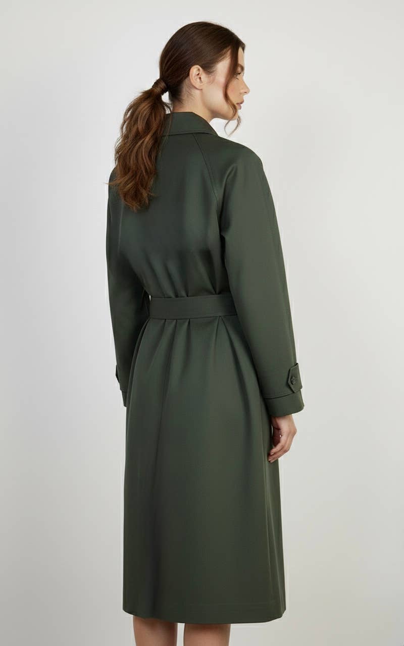 KZELL PARIS - Wholesale Trench Coat - Women's - TRENCH IMPERMÉABLE EN COTON MÉLANGE3