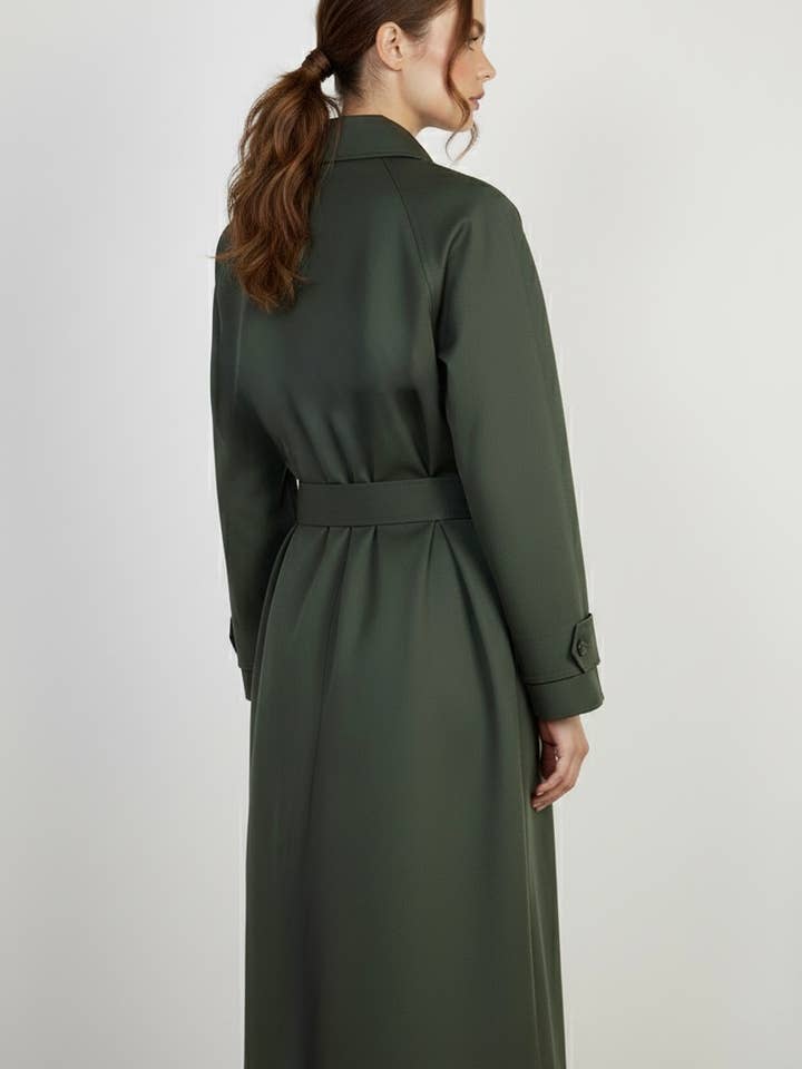 KZELL PARIS - Wholesale Trench Coat - Women's - TRENCH IMPERMÉABLE EN COTON MÉLANGE3