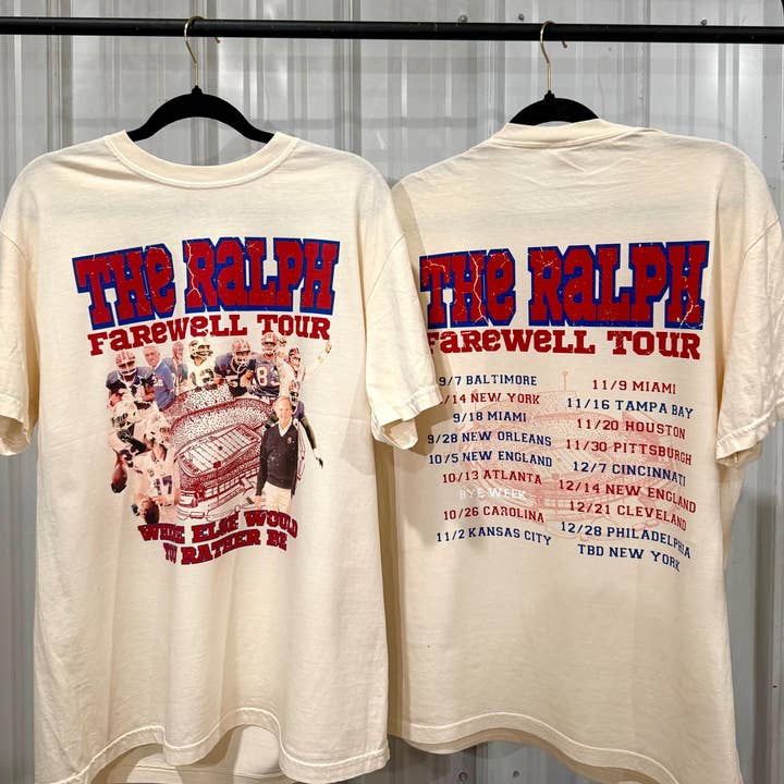 Buffalo Football The Ralph Farewell Tour Let’s Go for wholesale by TheKingShirt