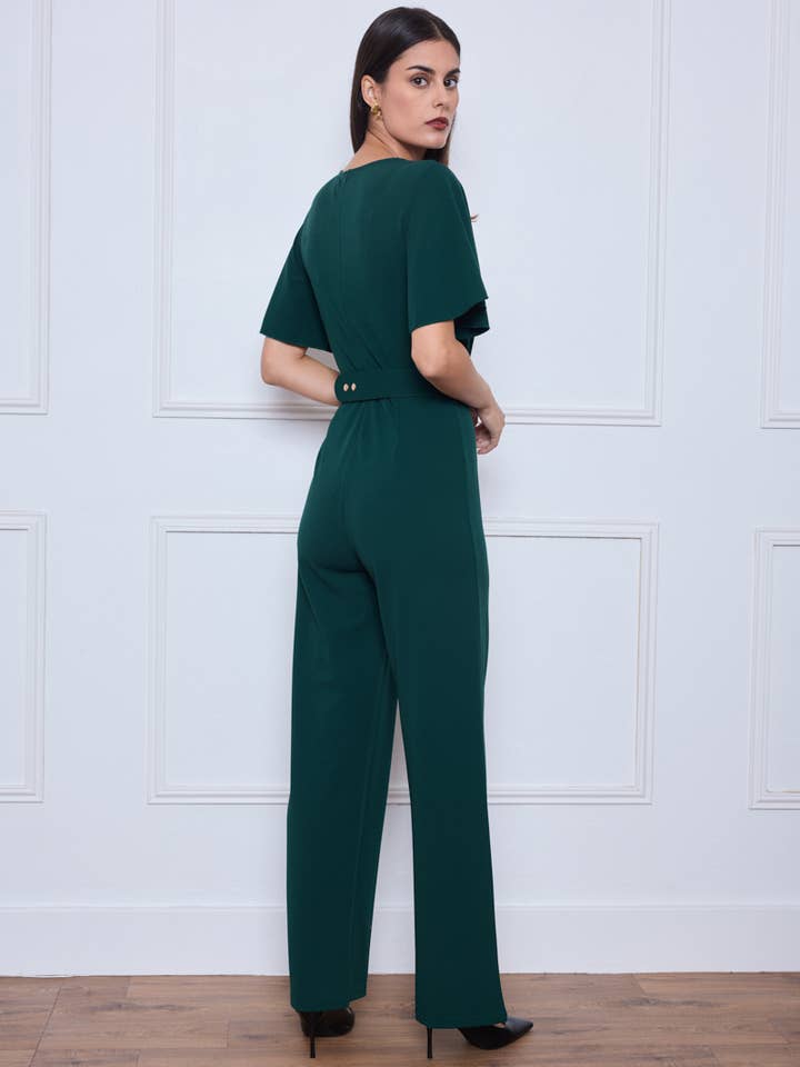 KICHIC - Wholesale Jumpsuit - Women's - Belted jumpsuit K588713