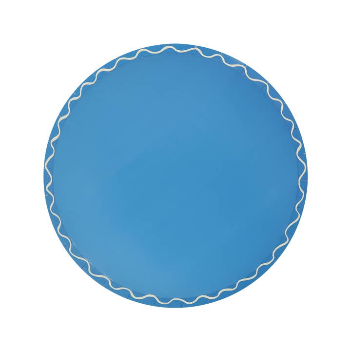 Meri Meri – wholesale Disposable plate – Mixed Wavy Line Side Plates10