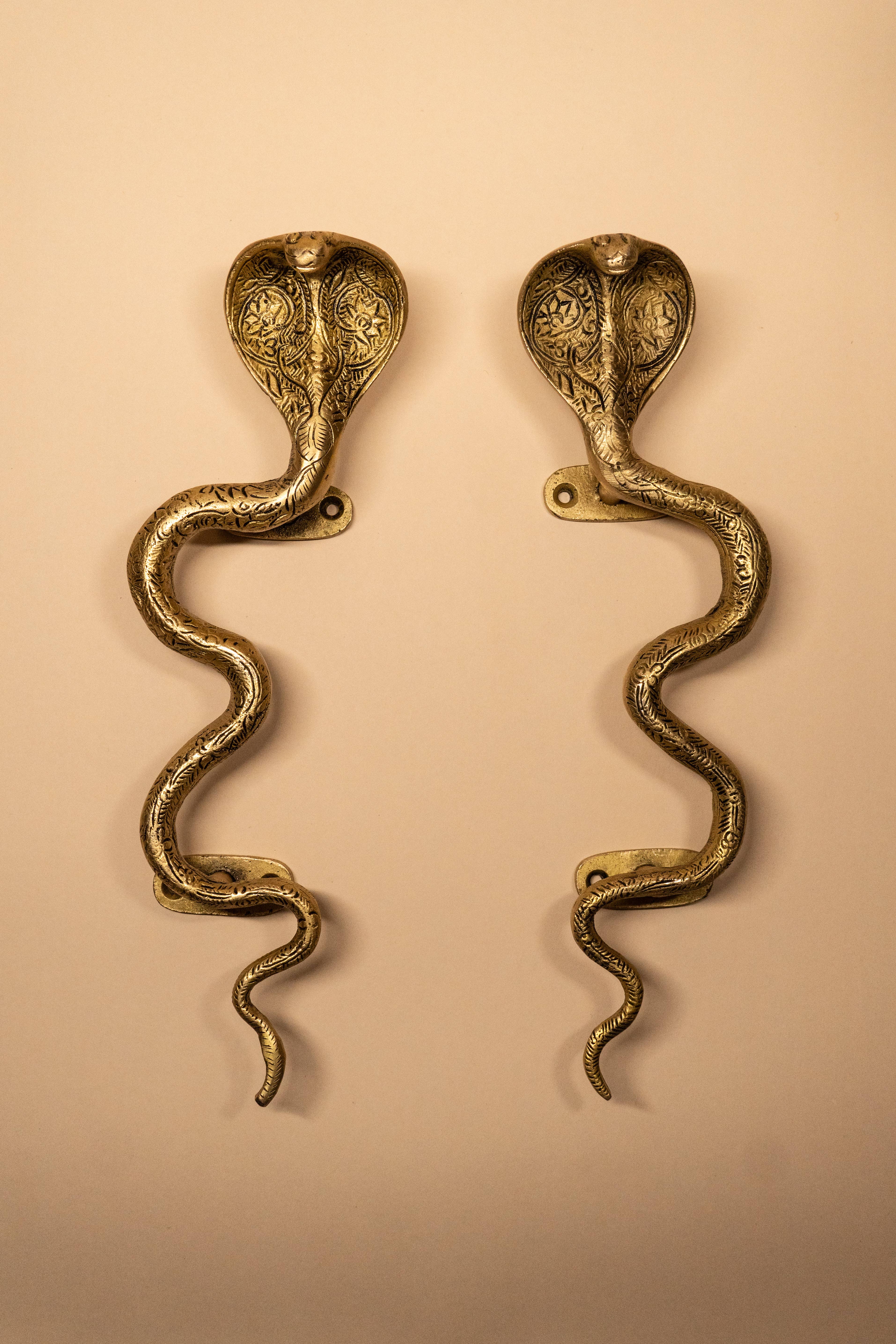 Spitfire Girl - Wholesale Knob/Pull - Cobra Snake Brass Handle5