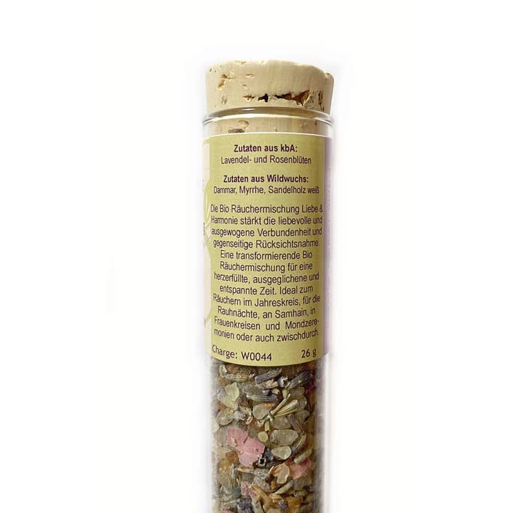 Crystal and Sage - Wholesale Incense - organic incense mix love and harmony1