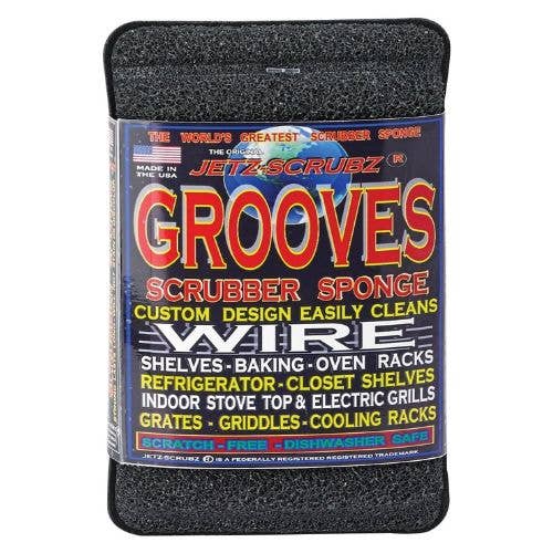 Jetz-Scrubz® GROOVES Kitchen Scrubber Sponge for wholesale by Jetz-Scrubz