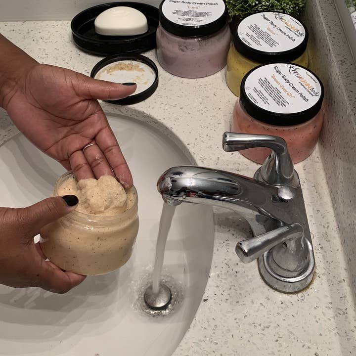 "Nefertiti" Whipped Sugar Body Polish for wholesale by LevanaNINE