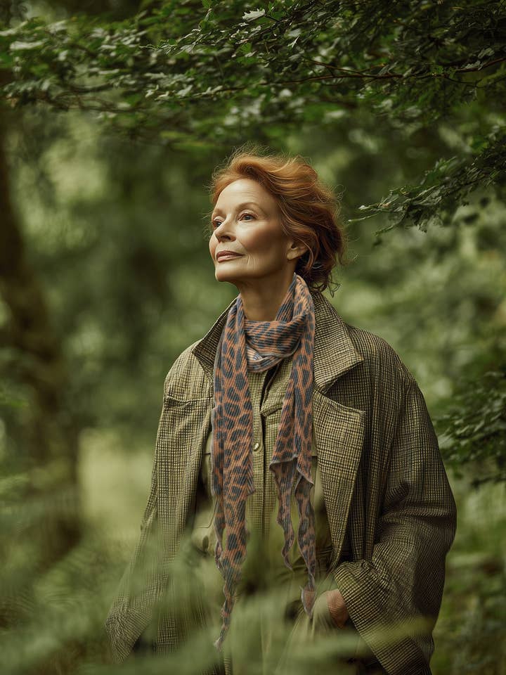 Écharpe ADN de léopard pour la vente par Late Sunday Afternoon