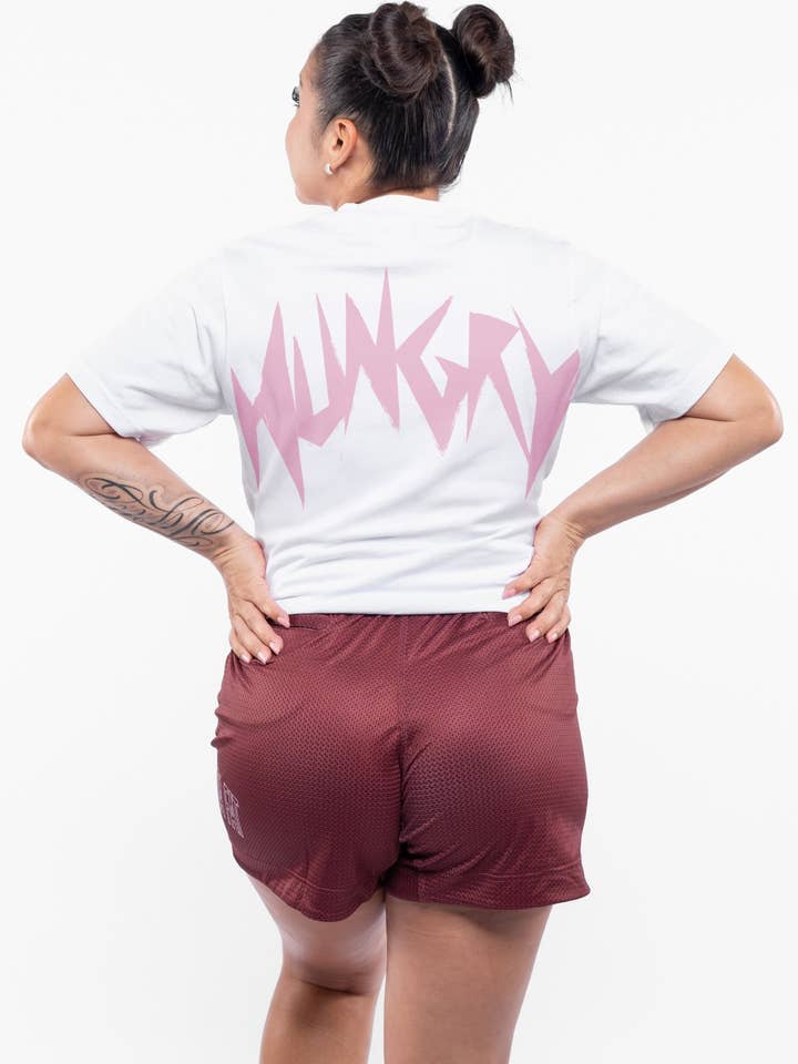 White The Scraps Heavyweight Mid-Crop Tee for wholesale on Faire4