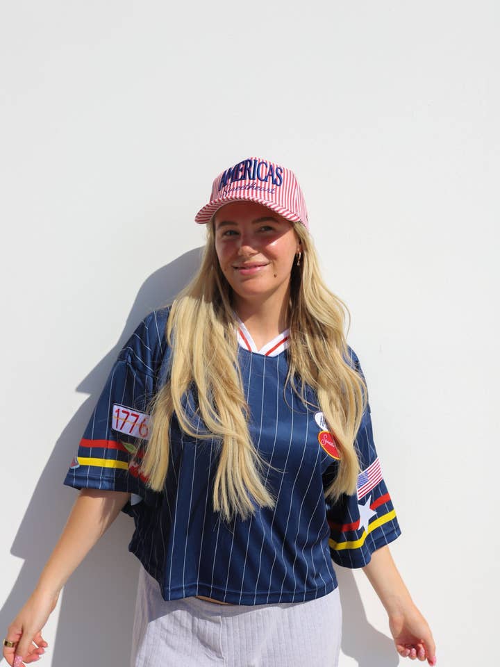 KAXI - Wholesale T-Shirt - Women's - AMERICA'S SWEETHEART JERSEY (2 COLORS)11