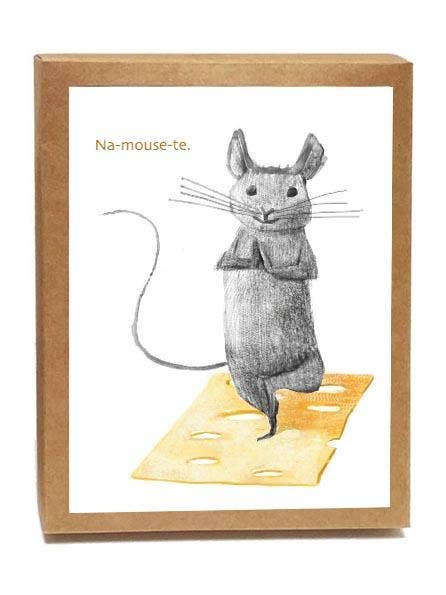 Na Mouse Te Boxed Notes | Ensemble de conception unique - 8 cartes pour la vente par Artiphany
