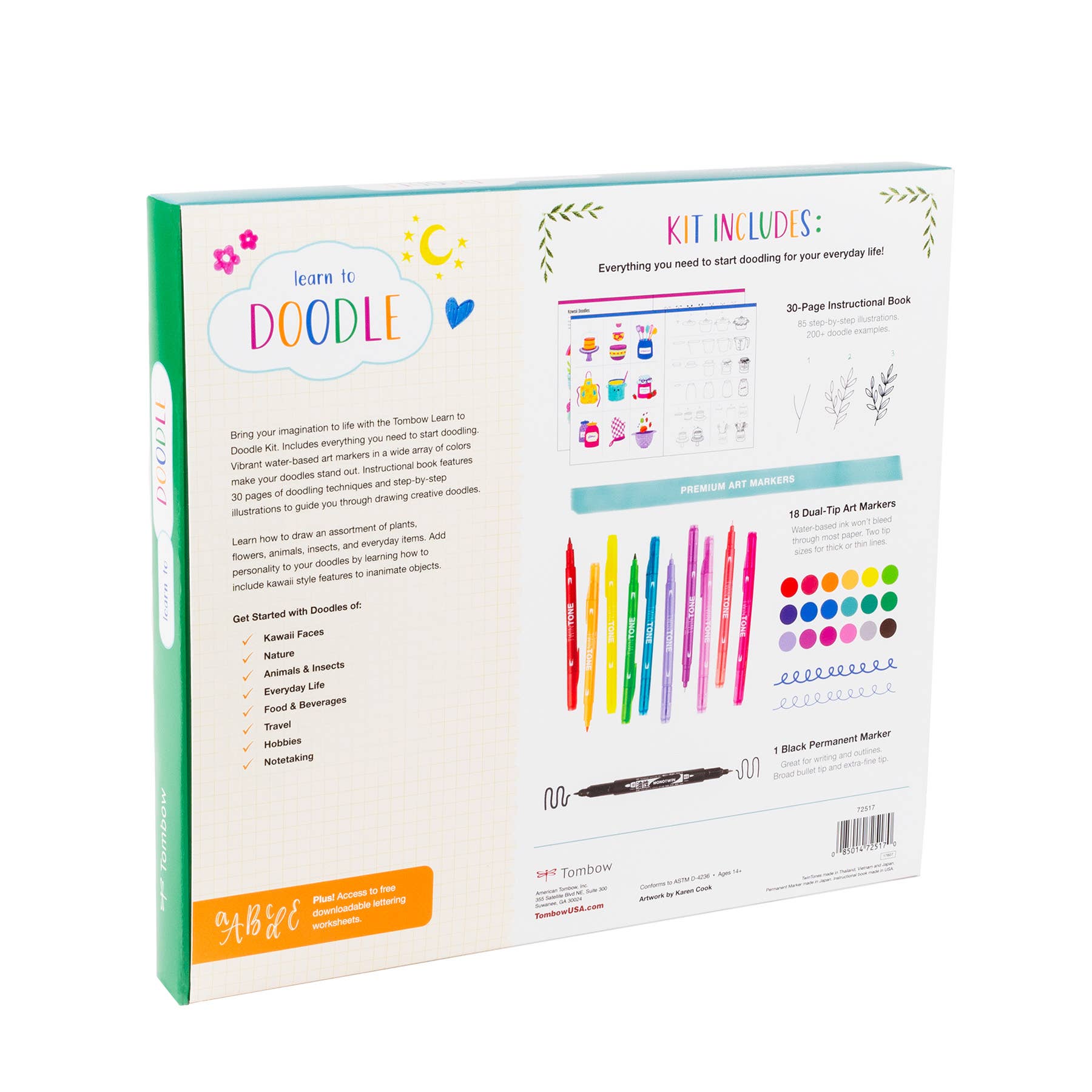 Tombow - Wholesale DIY Craft Kit - Kids - Tombow Learn to Doodle Kit8