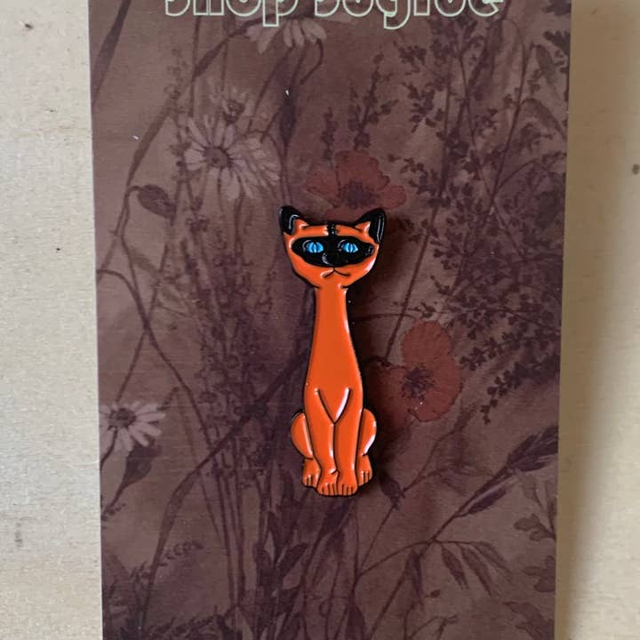 Fancy Kitty Enamel Pin for wholesale by Shop Sugrue