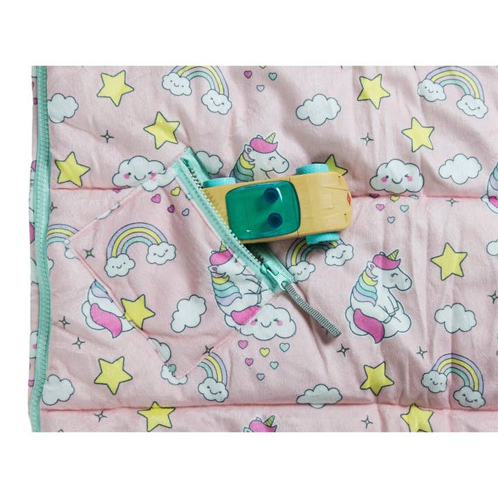 Mimish - Wholesale Sleeping Bag - Kids - Sleep-n-Pack: Packable Little Kid's Sleeping Bag & Backpack, Cozy Mink, Unicorns8