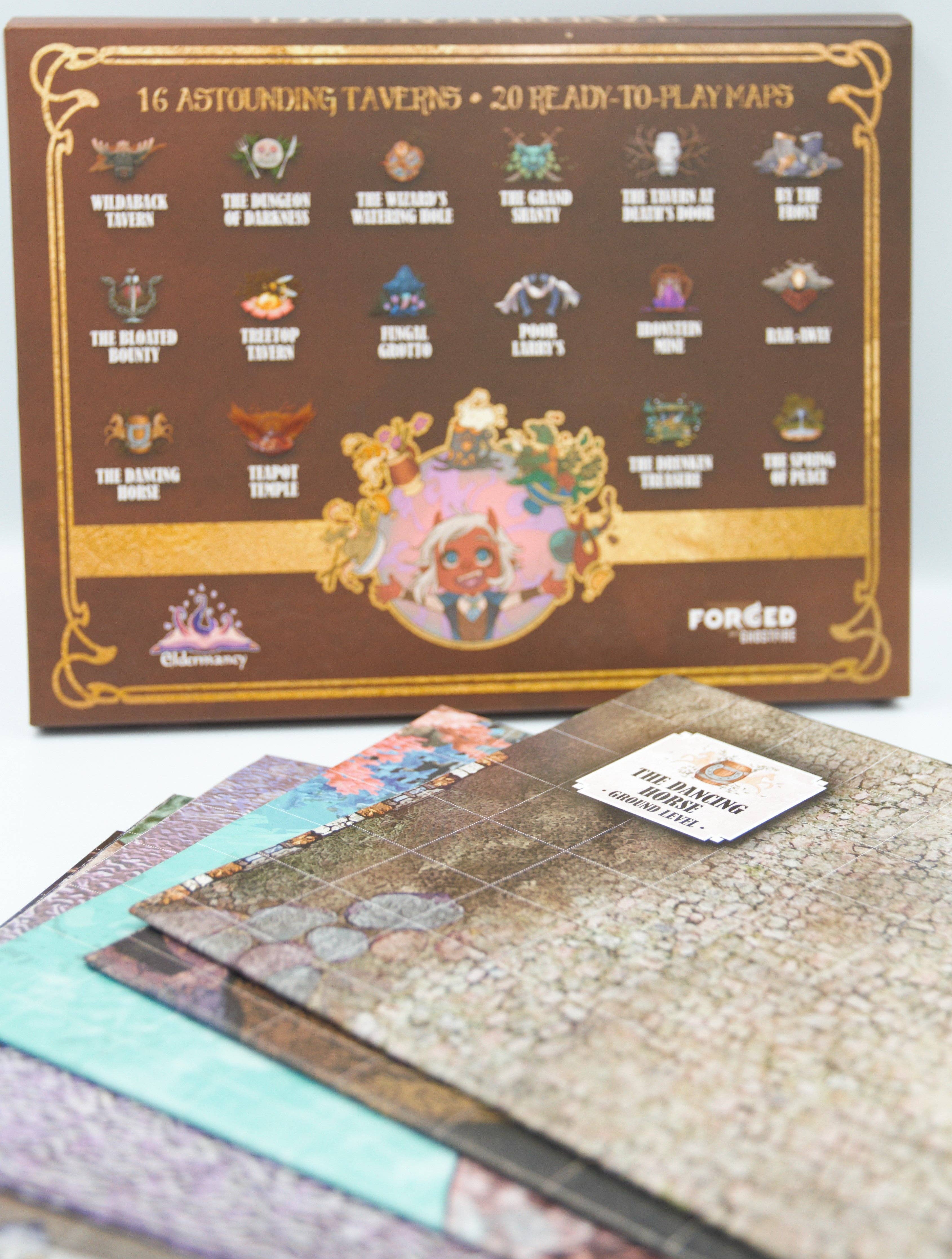 QMDirect - Wholesale Board Game - Twisted Taverns - Tavern Map Pack1