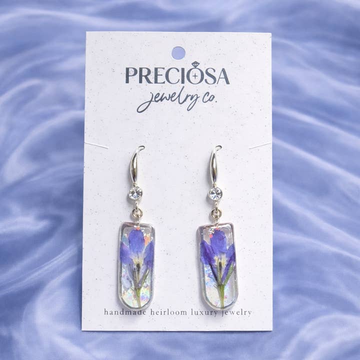 Preciosa Jewelry Co. - Wholesale Dangle Earrings - Indigo Violet