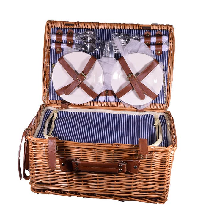 giftland - Wholesale Picnic Basket - Picnic Set Basket for 4 Persons4