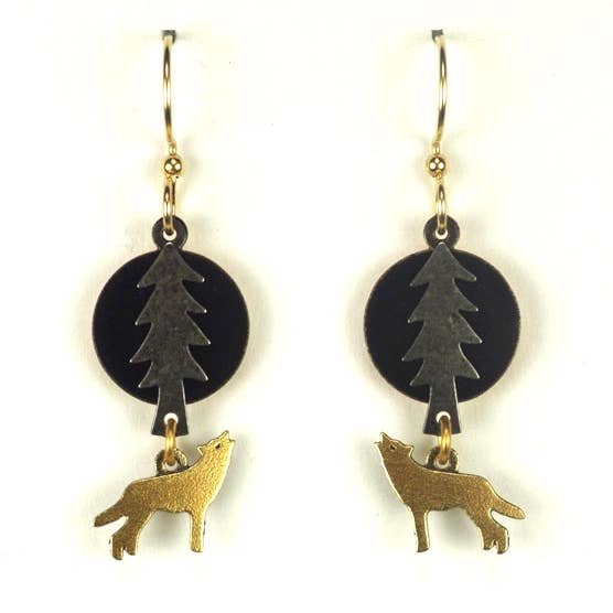 Tree Disk Med Wolf for engroshandel hos Beautiful Medusa