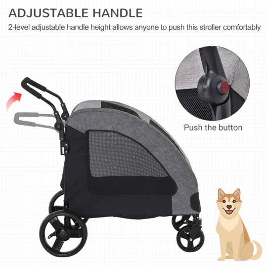 Furr-Baby Gifts - Wholesale Pet Carrier - Cat/Dog - Foldable Pet Stroller with Storage Pocket12