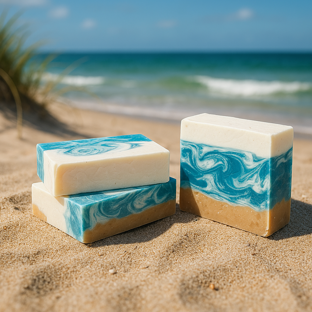 Cottonwood Soap Company - Wholesale Bar Soap - Hilton Head Beach| beach themed soap, tropical scent3