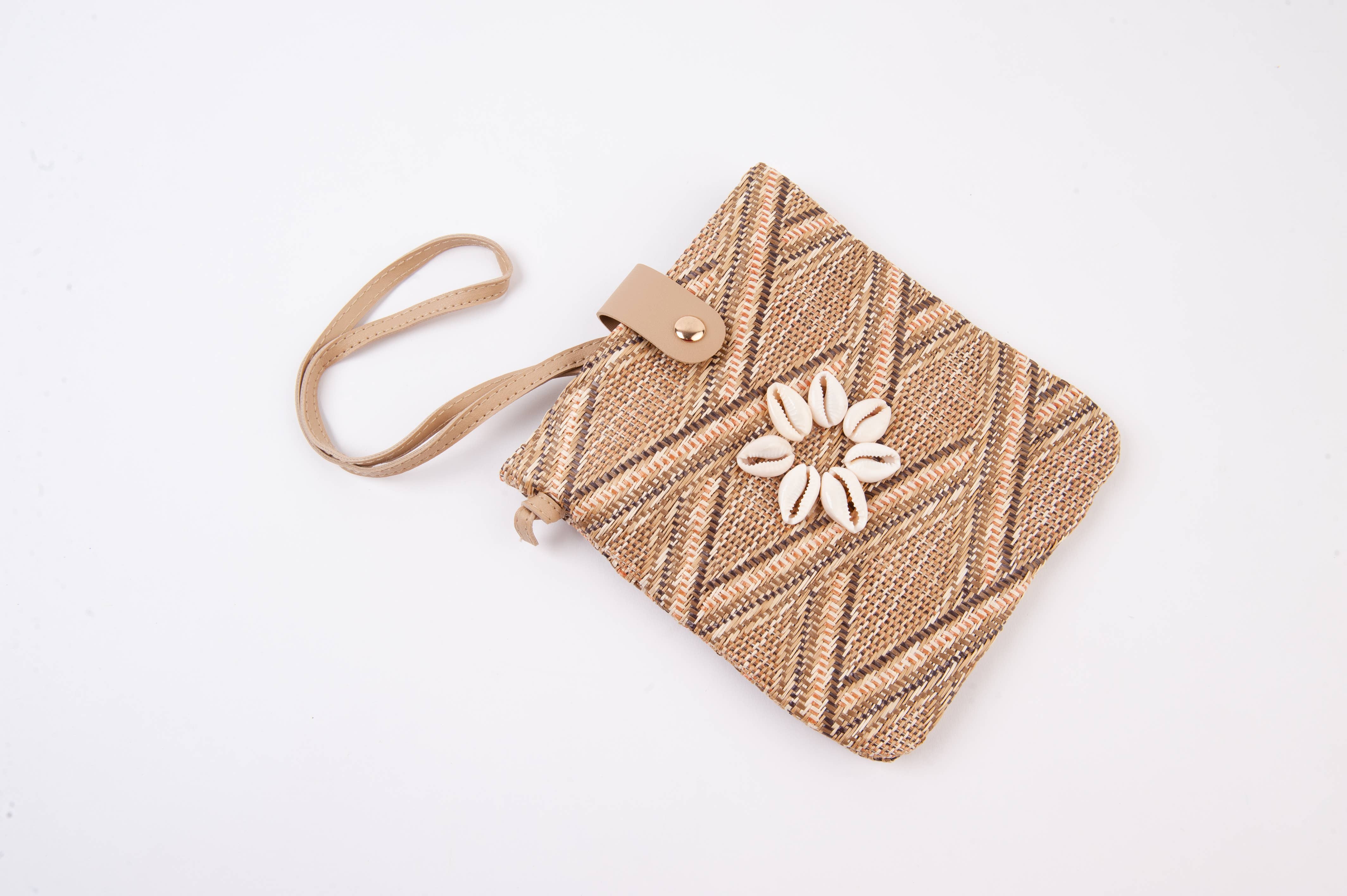 navy leather clutch bag uk