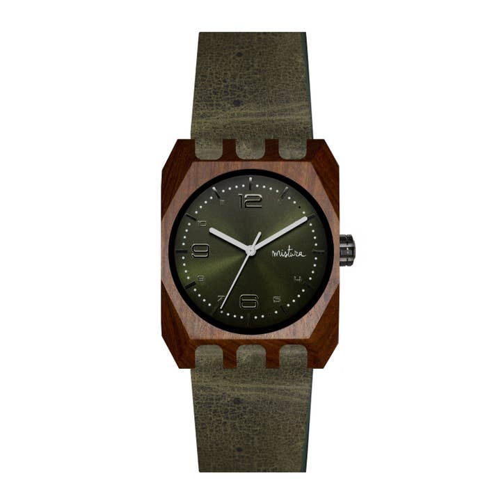 Volkano Army Green - PUI - Vert classique - W pour la vente par Mistura Timepieces