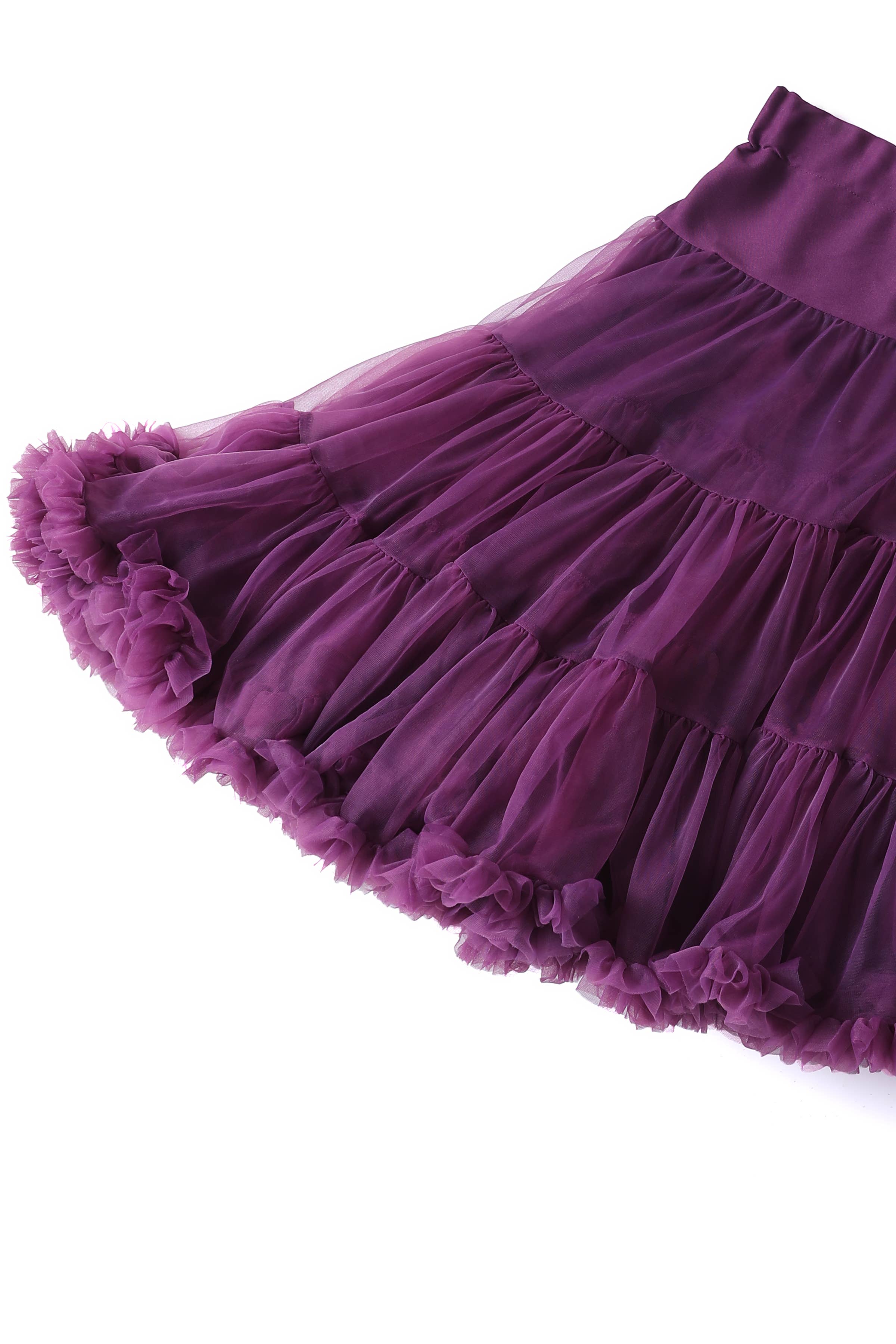 Dolly & Dotty – Saia - Mulher por atacado – Casaco Roxo Macio e Fofo 25,5 Polegadas7