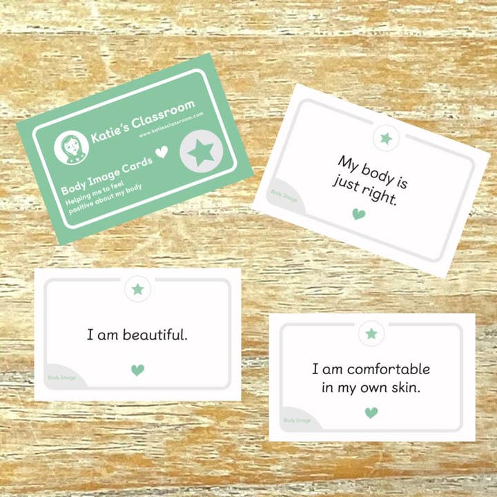 Body Image Cards for wholesale by Katie's Classroom