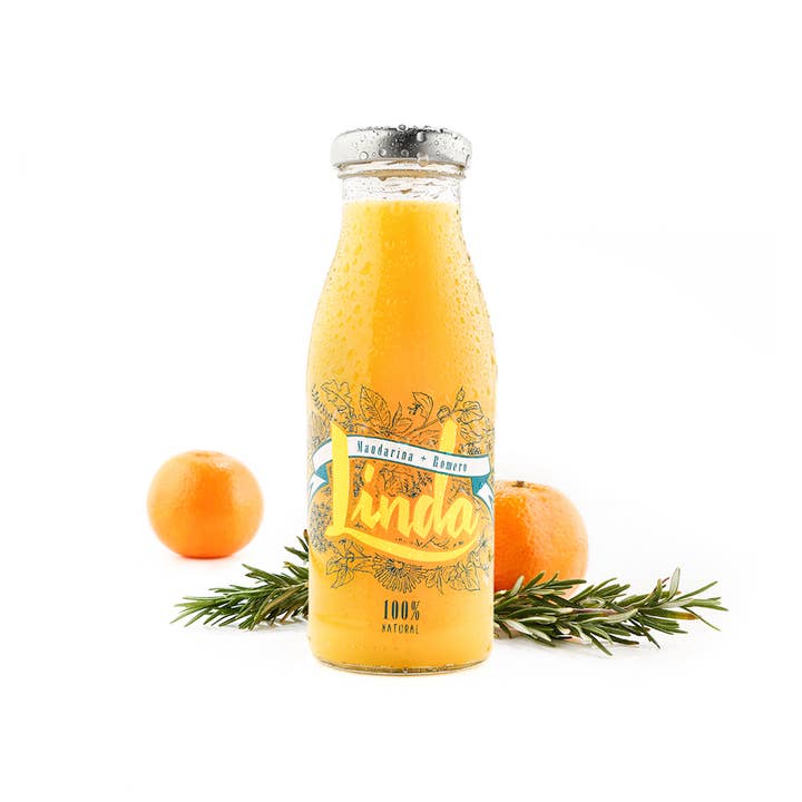 Gourmandise - Venta al por mayor Zumos de fruta - Linda - Mandarina + Romero 100% natural - 50 cl.
