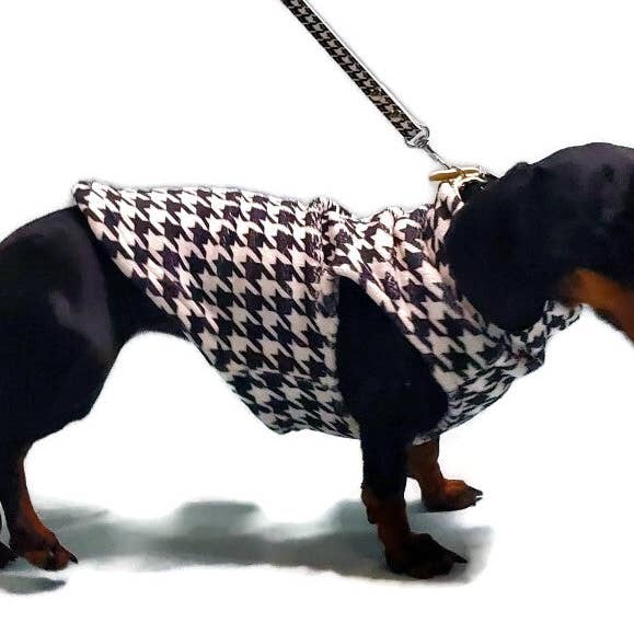 Snuggly Pet Fleece | Classic Houndstooth for wholesale by House of FurBaby