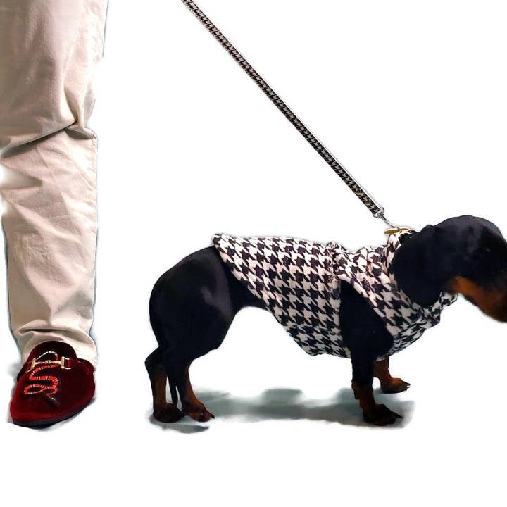 Knuffelige fleece voor huisdieren | Classic Houndstooth voor wholesale door House of FurBaby