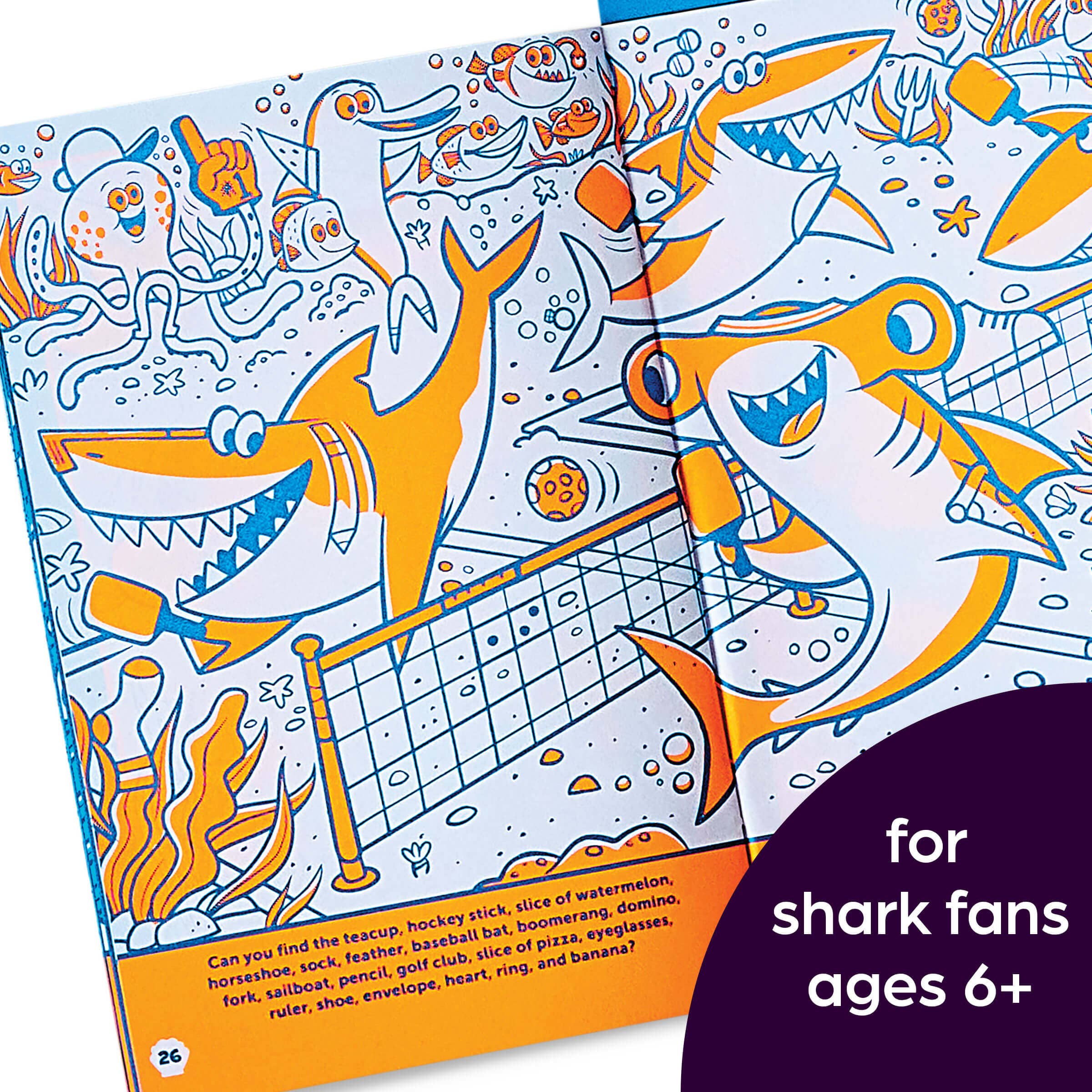 Highlights for Children - Wholesale Coloring & Activity Book - Kids & Baby - Neon Shark Hidden Pictures Puzzles5