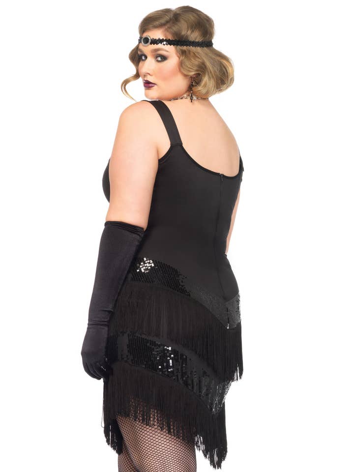 Plus Glamour Flapper Costume for wholesale by Leg Avenue