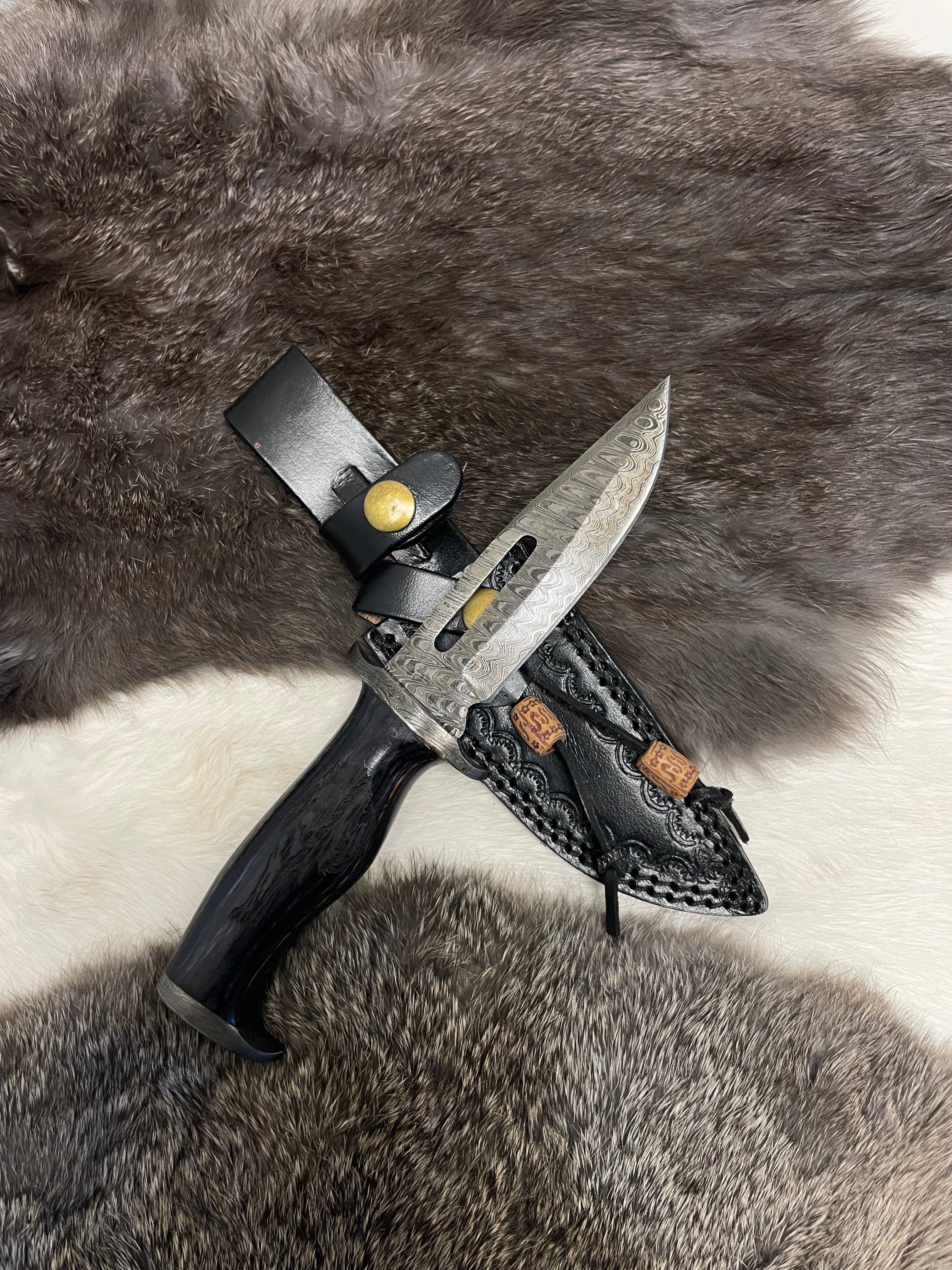 Titan International - Wholesale Pocket Knife/Holder - Lunar Guardian Damascus Knife TK-098  (Compact)3