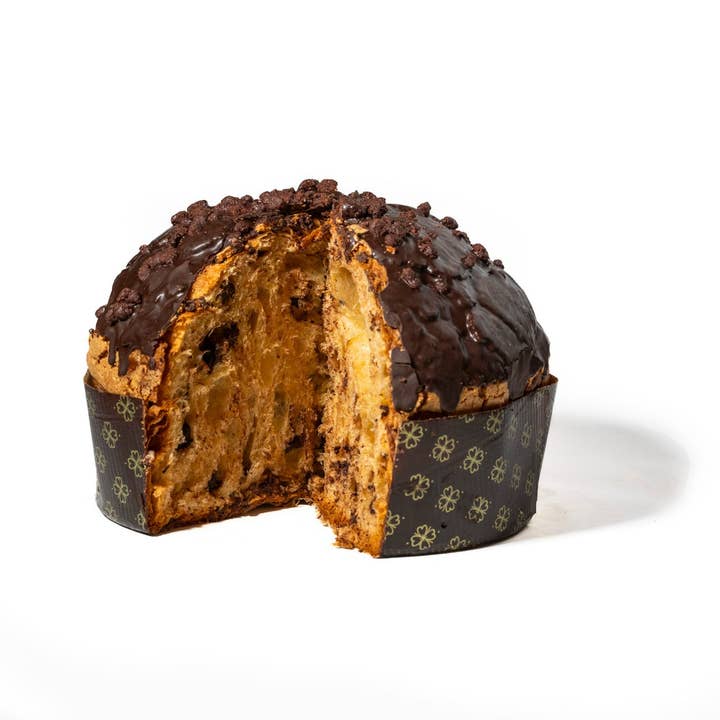 The Sicily Essence - Wholesale Cake - Sicilian artisanal panettone with dark chocolate5