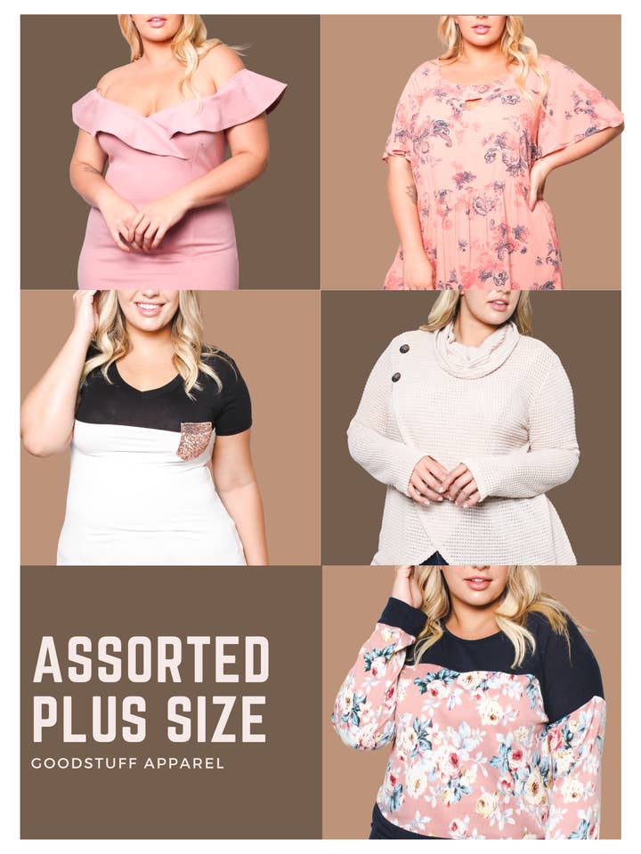 Good Stuff Apparel - Wholesale Tunic - Women's - Plus Women's Assorted 0