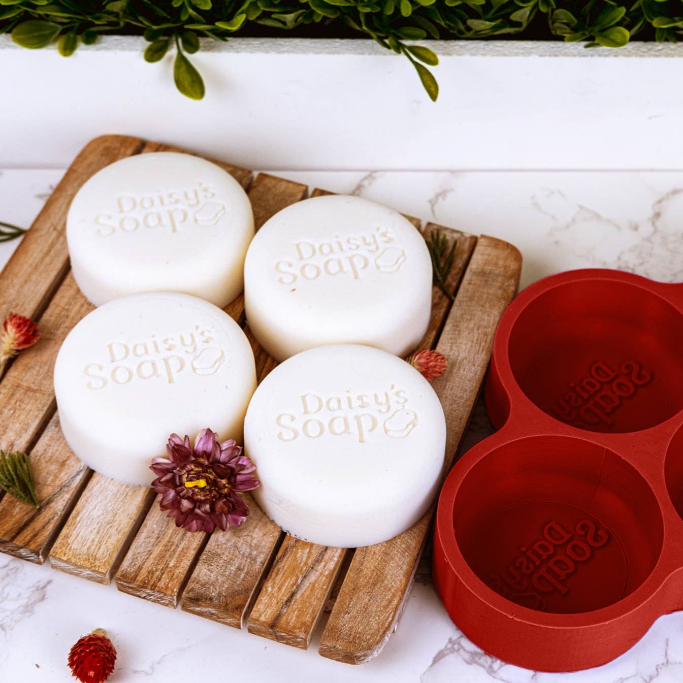 Siligrams - Wholesale Craft supplies - Custom Design 3" Soap Mold4