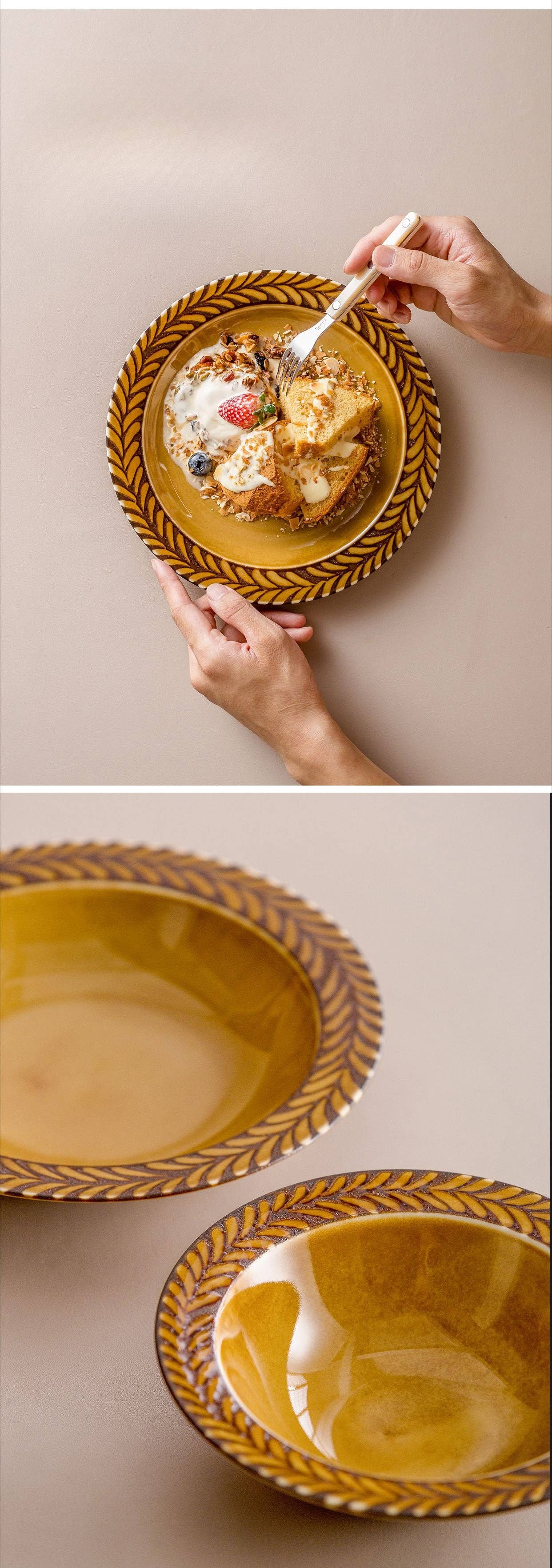 Gohobi （We cover U.S. import duties） – wholesale Tallrikar – [Tillverkad i Japan] Gohobi Keramisk Rosmarintallrik13