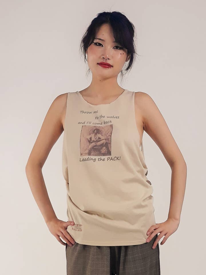 Wolfpack Art Tee for wholesale by Victorian Flower Child