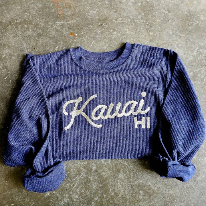 Local Supply Club - Wholesale Sweatshirt - Unisex - The Corded Crew - Lightweight Corduroy Crewneck Pullover0