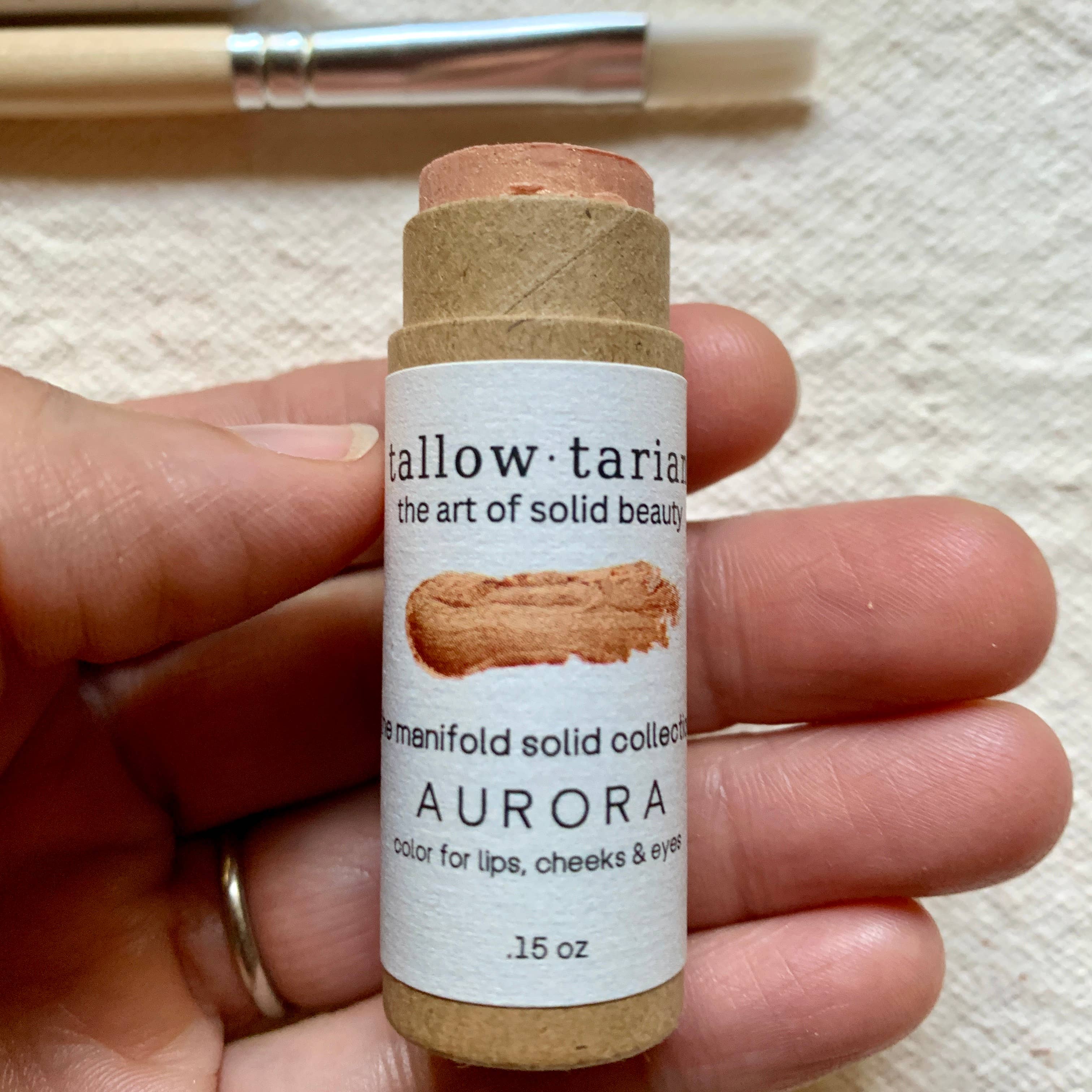 tallowtarian - Vente Encres à lèvres - Le stick solide multi-usage pour lèvres et joues1