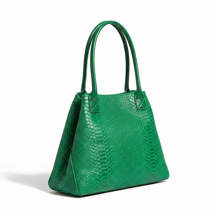 LOLA leren tas – Groen – Gemaakt in Italië voor wholesale door ZEEN