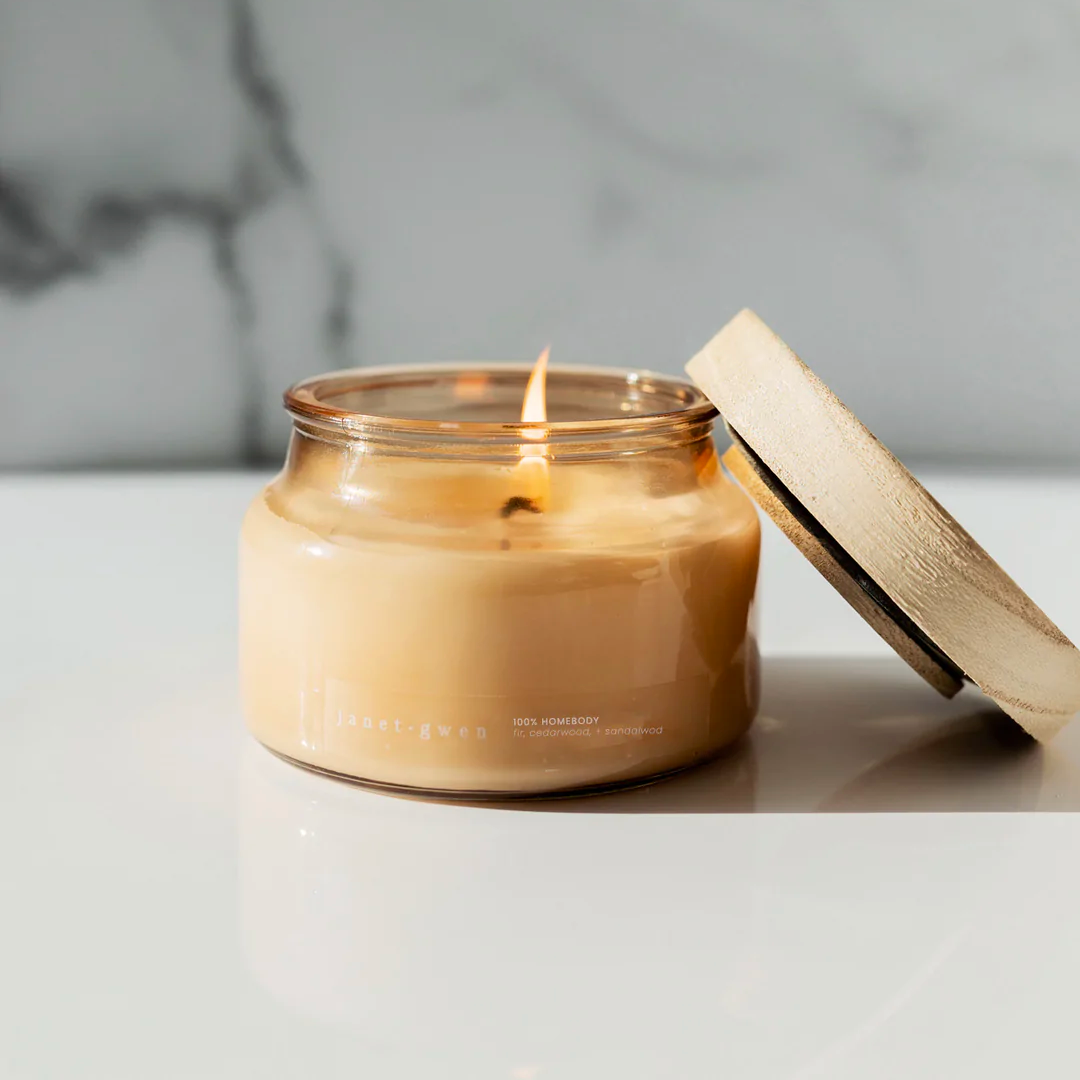 Janet Gwen - Wholesale Jar/Filled Candle - 100% HomeBody Glass Jar2