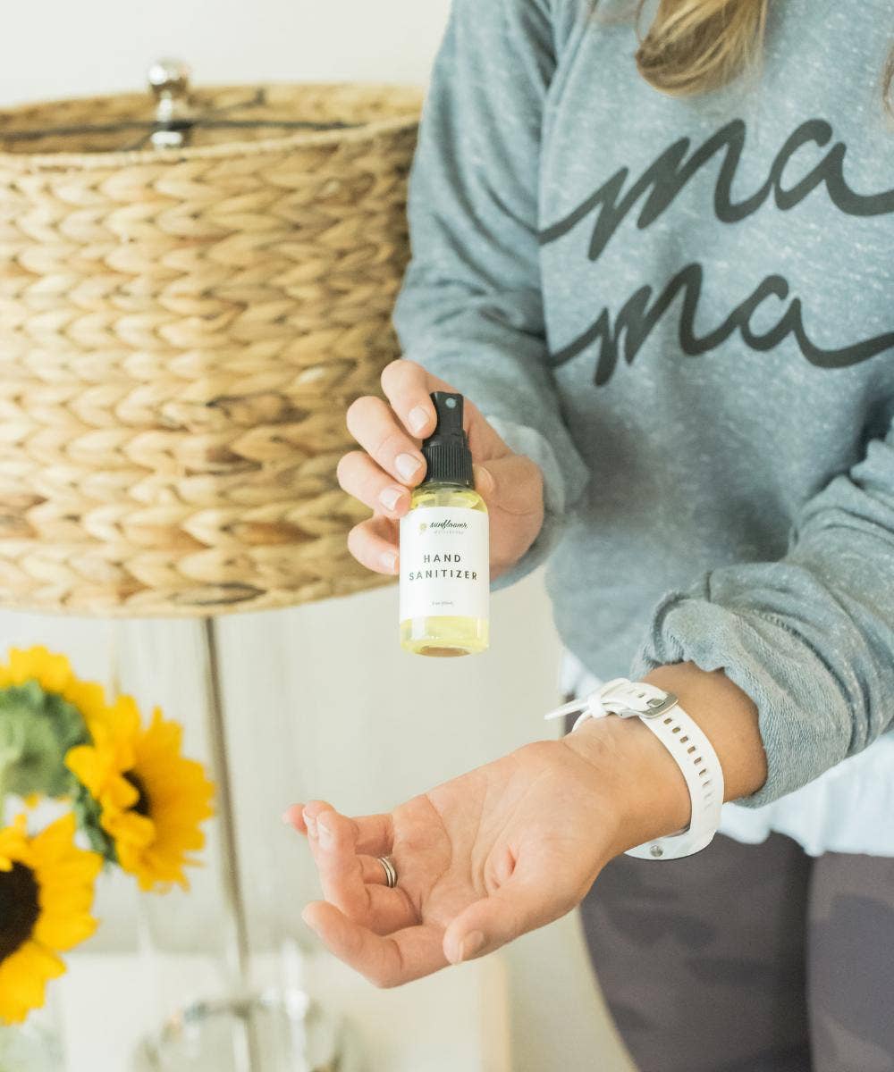 Sunflower Motherhood - Wholesale Hand Sanitizer - Hand Sanitizer Spray | Fresh Lemon Lavender Antibacterial1