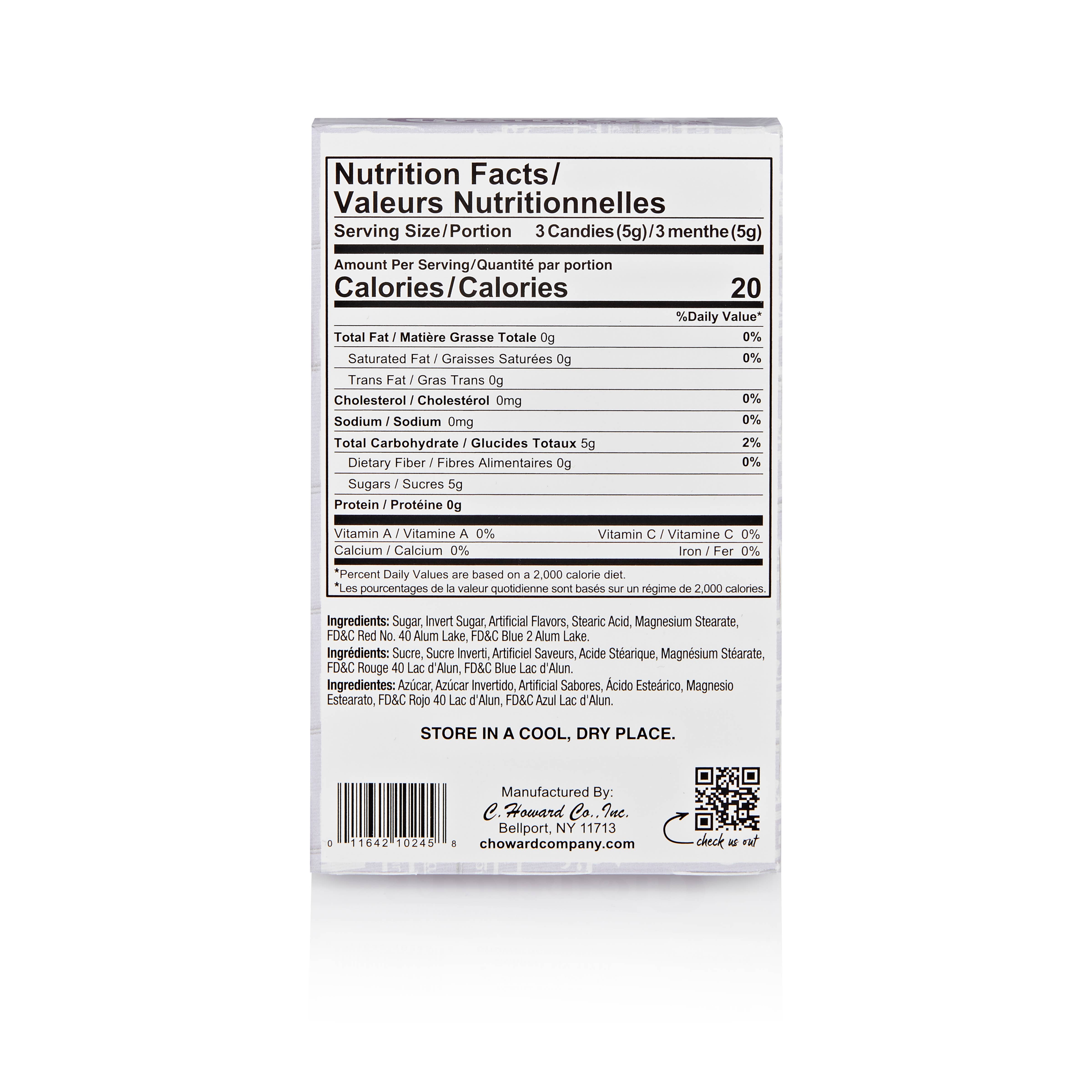 C. Howard Company, Inc. - Wholesale Mints - Choward's Violet mint 6 pack multi pack2