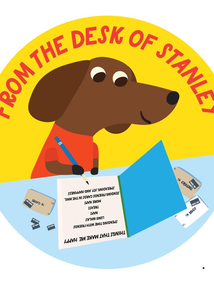 From the Desk of Stanley – 3" Vinyl Sticker for wholesale by Happy Just Happy