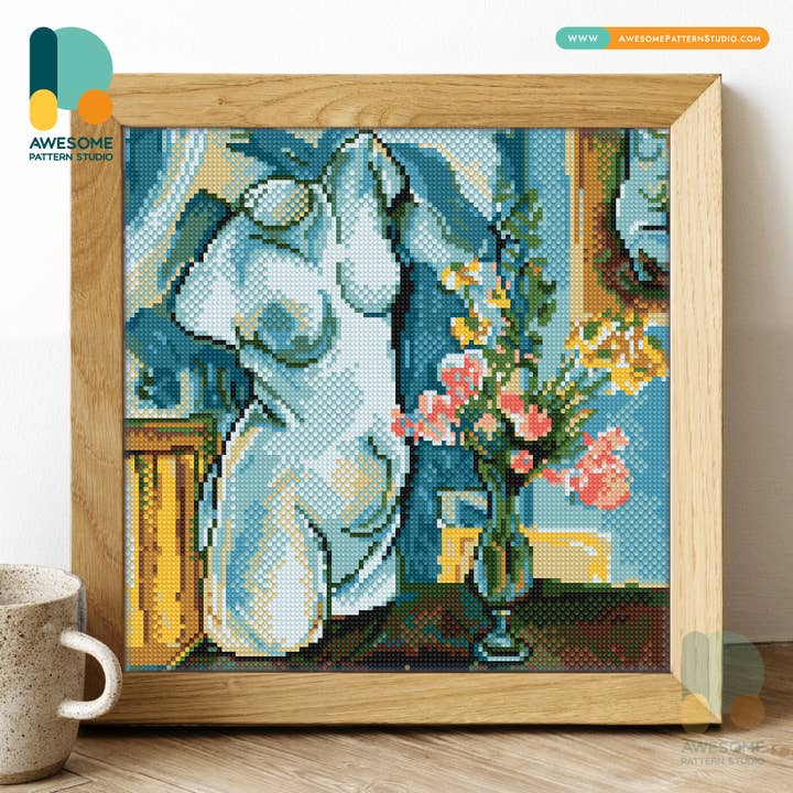 Gipstorso DS2925, Diamantmålning Kit - 120x120 för wholesale av Awesome Pattern Studio