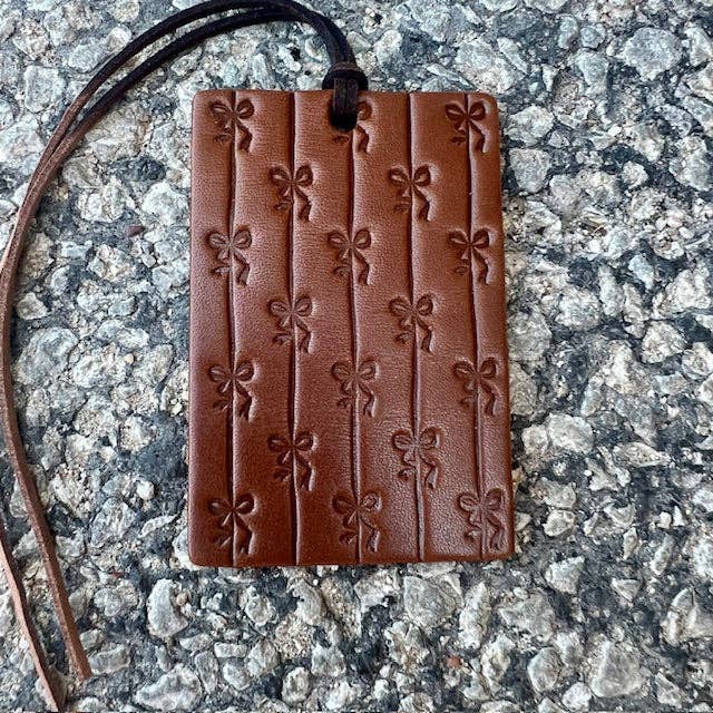 Callahan Leather Co. - Wholesale Air Freshener - Rectangle Bow Air Flair0