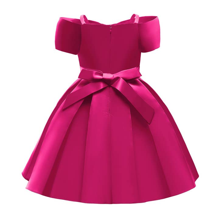MyKids-USA® - Wholesale Dress - Kids - Baby Girl Solid Color Sling Princess Fashion Dress Children’s Formal Dress10
