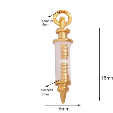 Pendentif Aiguille Médicale ~ Deep South Originals pour la vente par Deep South Originals Inc.