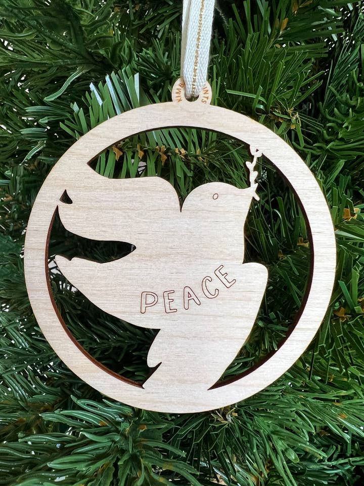 Adorno navideño Paloma de la Paz para venta al por mayor de Kimball Prints